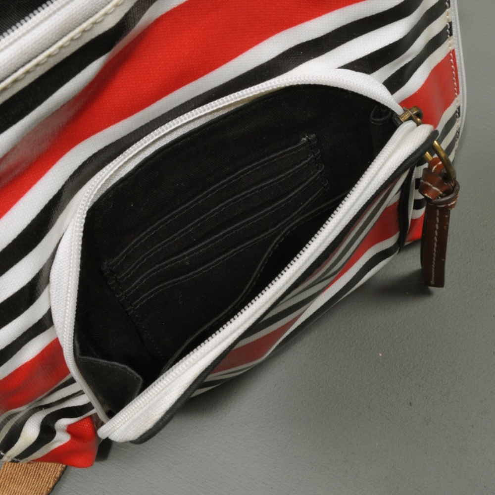 FOSSIL, STRIPED PVC CROSSBODY BAG - Picture 7 of 9